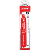 Lame de scie alternative autod&eacute;montage, Bim&eacute;tal, 14-18 Dents par pouce, 6" lo x 1" la Cantin et fils