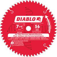 Lame de scie en aluminium, 7-1/4", 56 dents, Pour Non ferreux Cantin et fils