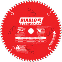 Lame de scie &agrave; d&eacute;couper Steel Demon, 7-1/4", 70 dents, Pour M&eacute;tal Cantin et fils