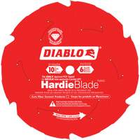 Lame de scie &agrave; d&eacute;couper HardieBlade, 10", 6 dents, Pour B&eacute;ton de fibre Cantin et fils