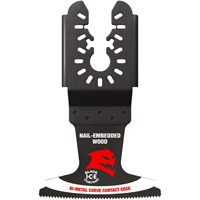 Lame oscillante Bi-Metal Demo Demon de taille universelle 2-1/2" pour bois avec clous Cantin et fils