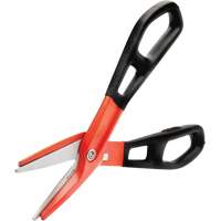 13" Serrated Aluminum Tinner Snip with Dipped Handle, 3" Cut Length, Straight Cut Cantin et fils