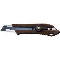 Couteau avec verrou &agrave; cliquet, 18 mm, Prise en Bois Cantin et fils