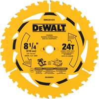 Ripping Circular Saw Blade, 8-1/4", 40 Teeth, Wood Use Cantin et fils