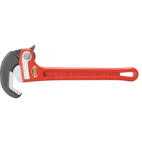 Cl&eacute; &agrave; tuyau RapidGrip, Cap des m&acirc;choires 1", Longueur 10" Cantin et fils