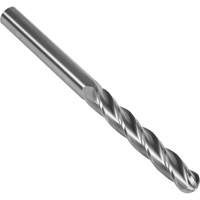 Fraise en bout sph&eacute;rique extra longue 30° S147, 1/2" dia., 6" lo, 4 cannelures, 1/2" tige, Carbure Cantin et fils