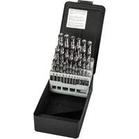Stub Length Drill Bit Set, 29 Pieces, High Speed Steel Cantin et fils