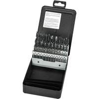Stub Length Drill Bit Set, 60 Pieces, High Speed Steel Cantin et fils