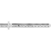 Economy Precision Flexible Ruler, 6" L, Steel Cantin et fils