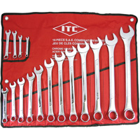ICW-16 Professional Raised Panel Wrench Set, Combination, 16 Pieces, Imperial Cantin et fils