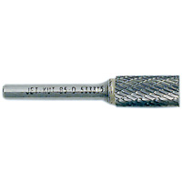End-Cut Cylindrical Burr, 1/2" Dia., 1/4" Shank, 1" Depth of Cut Cantin et fils