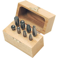CBK-8 Carbide Bur Set in Wooden Box, 8 Pieces Cantin et fils