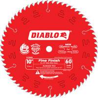 Lames de scie pour entrepreneur - Lames de scie finition fine, 10", 60 dents, Pour Bois Cantin et fils