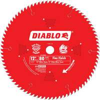 Lames de scie pour entrepreneur - Lames de scie finition fine, 12", 80 dents, Pour Bois Cantin et fils