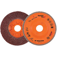 Disque &agrave; lamelles Enduro-Flex, 4-1/2" x 7/8", Type 27, Grain 40, Alumine de zirconium Cantin et fils