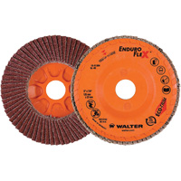 Disque &agrave; lamelles Enduro-Flex, 5" x 7/8", Type 27, Grain 40, Alumine de zirconium Cantin et fils