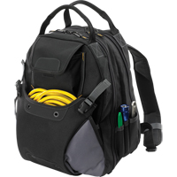 44-Pocket Tool Backpack, 16" L x 13-1/4" W, Black, Polyester Cantin et fils