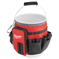 Bucket Organizer Bag, 10" L x 10" W x 13-1/2" H, Nylon, Red Cantin et fils