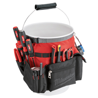 Bucket Organizer Bag, 10" L x 10" W x 13-1/2" H, Nylon, Red Cantin et fils