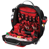 Ultimate Jobsite Backpack, 20" L x 17" W, Black, Ballistic Cantin et fils