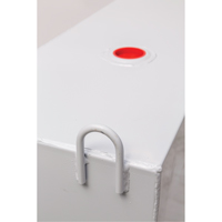 R&eacute;servoir de transfert pour carburant en acier, Acier, Capacit&eacute; 100 gal., Noir Cantin et fils