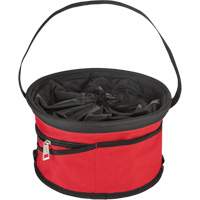 Parachute Organizer Bag, 11-4/5" L x 11-4/5" W x 11" H, Nylon, Black/Red Cantin et fils