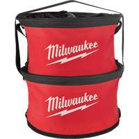 Parachute Organizer Bag, 11-4/5" L x 11-4/5" W x 11" H, Nylon, Black/Red Cantin et fils