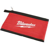 Zipper Pouch, Canvas, 1 Pockets, Black/Red Cantin et fils