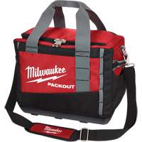 Packout Tool Bag, Ballistic Nylon, 2 Pockets, Black/Red Cantin et fils