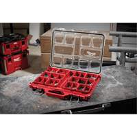 Packout Low-Profile Organizer, 19-3/4" x 16-2/5" x 2-1/2", Black/Red Cantin et fils