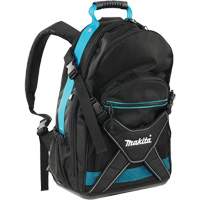 Jobsite Backpack, 9-1/2" L x 15" W, Black/Blue, Polyester Cantin et fils
