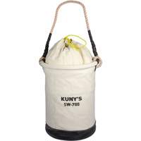 Parachute Top Tool Bucket, 11-1/2" L x 11-1/2" W x 16" H, Canvas, Beige Cantin et fils