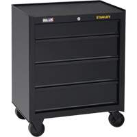 100 Series Rolling Tool Chest, 4 Drawers, 26-1/2" W x 18" D x 32" H, Black Cantin et fils