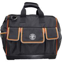 Tradesman Pro Wide-Open Tool Bag, Ballistic Nylon, 42 Pockets, Black Cantin et fils