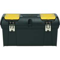 2000 Series Tool Box with Tray, 24" W x 11-1/4" D x 11" H, Black/Yellow Cantin et fils