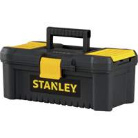 Essential&reg; Tool Box with Tray, 12-1/2" W x 7-3/8" D x 5-1/8" H, Black/Yellow Cantin et fils