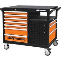 Chariot industriel, 2 tiers, 45" x 40" x 28-3/4" Cantin et fils