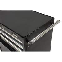 Chariot &agrave; outils industriel, 3 tiroirs, 29-4/5" la x 21-1/5" p x 38-4/5" h, Noir Cantin et fils