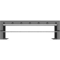 Wire Spool Rack for Bins & Drawers, Add-On, 33-3/4" W x 9-5/16" D x 10-5/8" H Cantin et fils