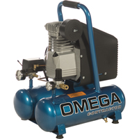 Compresseurs portatifs s&eacute;rie pour entrepreneurs - Lubrification &agrave; l'huile, entraînement direct, &eacute;lectrique, 3,3 gal. (4 gal. US), 125 PSI, 115/1 V Cantin et fils
