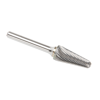 CLEVELAND Solid Carbide Burrs - Taper Shape Radius End 14°, 1/4" Shank Cantin et fils