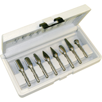 CLEVELAND Right Hand Spiral Burr Sets, 8 Pieces Cantin et fils