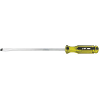 Slot Jumbo Handle Screwdriver, 3/8", 10" L, Plastic Handle Cantin et fils