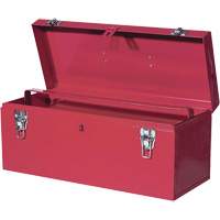 TB21 Steel Hand Tool Box, 8-3/4" D x 20" W x 9-3/8" H, Red Cantin et fils