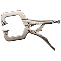 Pince-&eacute;tau avec coussins pivotants, Longueur 6", Pinces serre-joints Cantin et fils