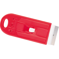 Grattoirs &agrave; lame de rasoir r&eacute;tractable, Lame Acier &agrave; haute teneur en carbone, Largeur 1-1/2", Manche Plastique Cantin et fils