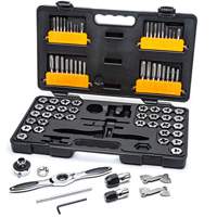 SAE/Metric Ratcheting Tap & Die Set, 77 Pieces Cantin et fils