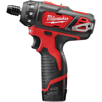 Ensemble tournevis hexagonaux &agrave; 2 vitesses M12, 1/4", 12 V, 275 lb-po couple max., Lithium-ion bloc-pile Cantin et fils