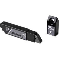 Lames de rechange noires tr&egrave;s aiguis&eacute;es, Style Cassable Cantin et fils