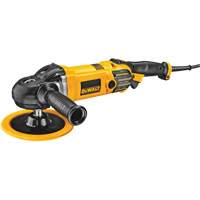 Variable Speed Polisher with Soft Start, 9"/7" Pad, 120 V, 12 A, 0-3500 RPM Cantin et fils